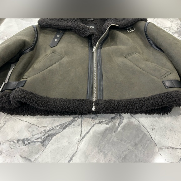 Zara Double Faced Jacket 💚 - Picture 4 of 8